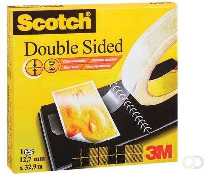 Scotch dubbelzijdige plakband ft 12 mm x 33 m