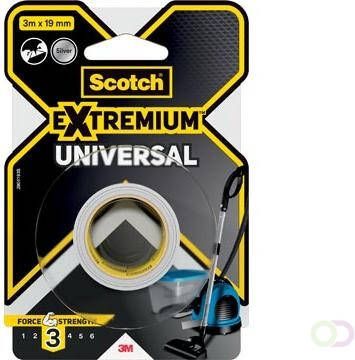 Scotch ducttape Extremium Universal ft 19 mm x 3 m zilver