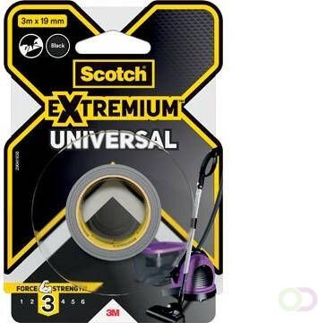 Scotch ducttape Extremium Universal ft 19 mm x 3 m zwart