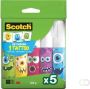 Scotch lijmstift Monster permanent doos van 5 x 8 g 2 clipstrips van 12 dozen per strip - Thumbnail 1