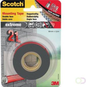 Scotch montagetape Extreme ft 19 mm x 1 5 m blisterverpakking