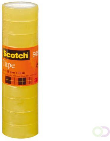 Scotch Plakband 508 15mmx10m transparant