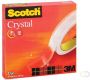 Scotch Plakband Crystal ft 19 mm x 66 m doos met 1 rolletje - Thumbnail 3
