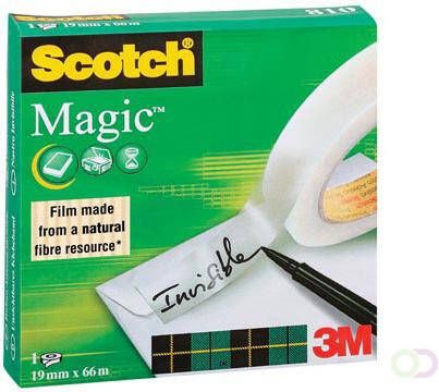 Scotch Plakband Magic 810 19mmx66m onzichtbaar mat