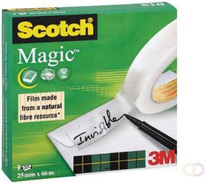 Scotch Plakband Magic 810 25mmx66m onzichtbaar mat