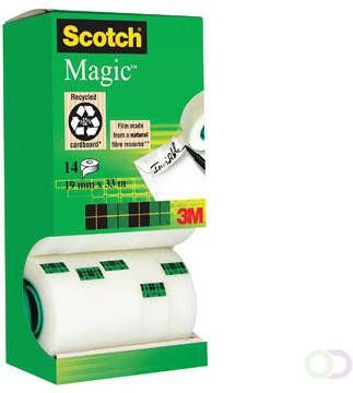 Scotch plakband Magic Tape value pack 12 + 2 rollen gratis
