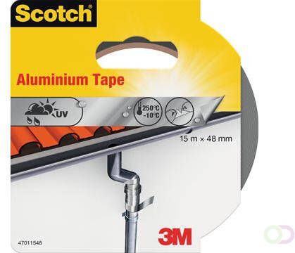 Scotch reparatieplakband aluminium ft 48 mm x 15 m blisterverpakking