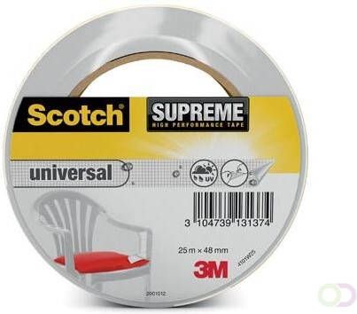Scotch Supreme reparatietape Universal ft 48 mm x 25 m wit