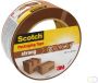 Scotch verpakkingsplakband Classic ft 48 mm x 66 m bruin per rol - Thumbnail 2