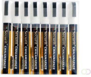 Securit Krijtstift SMA-510 schuin wit 2-6mm blister Ã  8st