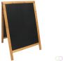 Securit stoepbord Duplo ft 55 x 85 cm teak - Thumbnail 3