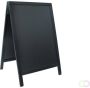 Securit stoepbord Woody zwart ft 55 x 85 cm - Thumbnail 2