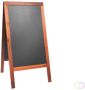 Securit stoepbord Woody mahonie ft 70 x 125 cm - Thumbnail 2