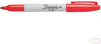 Sharpie Viltstift Fine rond rood 1 2mm