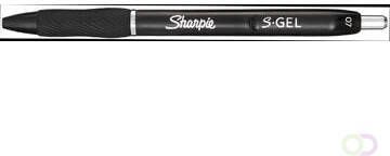 Sharpie S gel roller medium punt blister van 3 stuks zwart