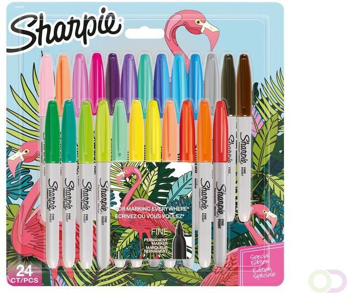 Sharpie Viltstift bigpack Flamingo Ã  24 kleuren