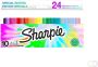 Sharpie Viltstift rond incl 10 nieuwe kleuren fijn assorti blister Ã  24 stuks - Thumbnail 1