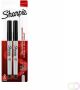Sharpie Viltstift rond ultra fine zwart blister Ã  2 stuks - Thumbnail 1