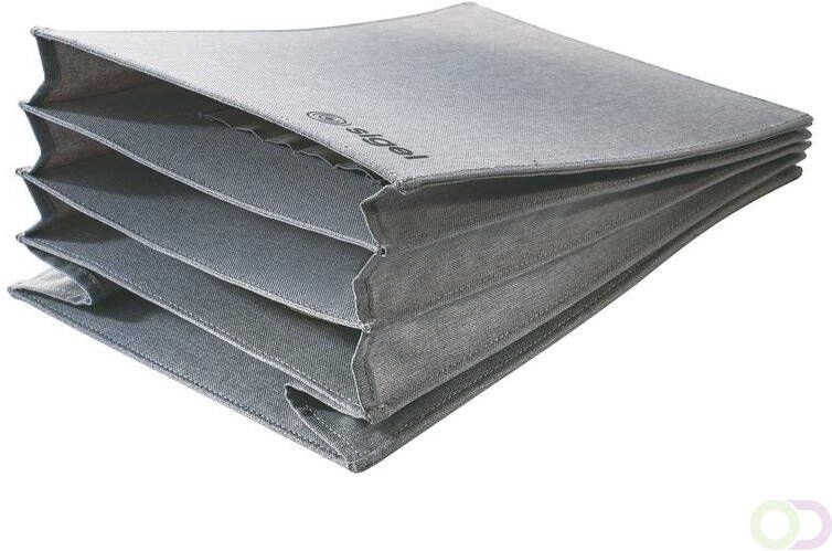 Sigel Documentenvakken Move it grijs polyester 340x245x35mm