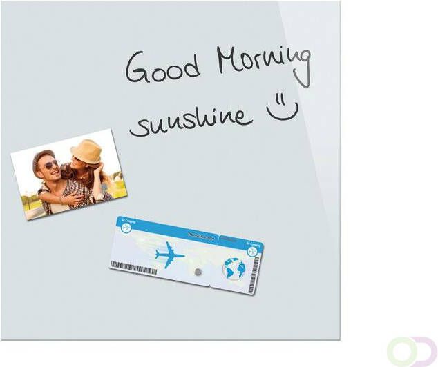 Sigel glasmagneetbord Be!Board 450x450mm wit