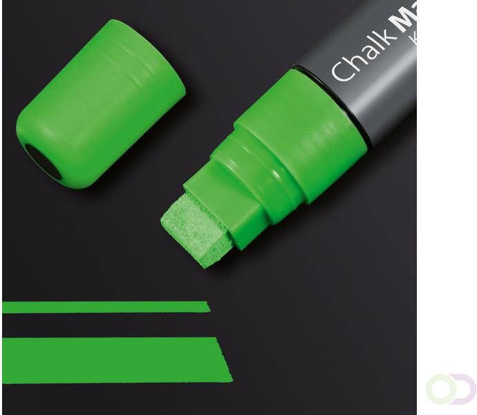 Sigel krijtmarker 5 15mm afwasbaar groen
