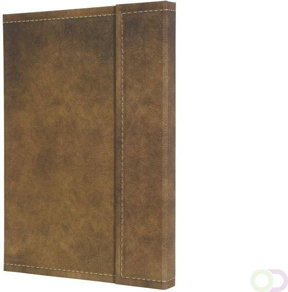 Sigel notitieboek Conceptum 194blz hard Vintage Brown 155x203mm geruit