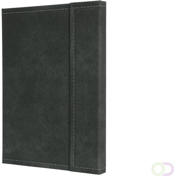 Sigel notitieboek Conceptum 194blz hard Vintage Dark Grey 207x280mm geruit