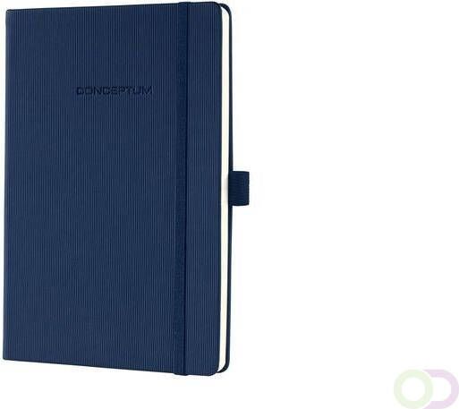 Sigel Notitieboek Conceptum Hardcover mooie Softwave-oppervlakte midnight blue geruit genummerde