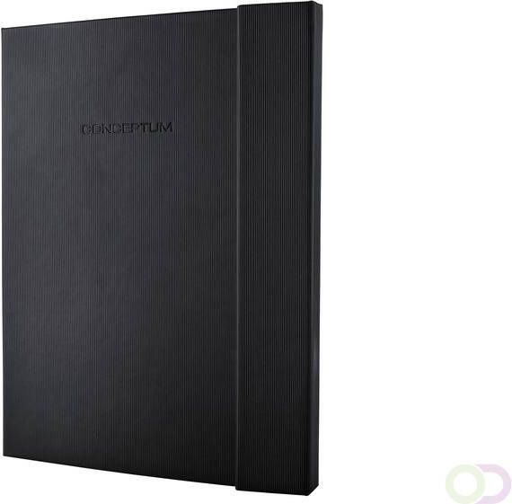 Sigel notitieboek Conceptum Pure hardcover met magneetsluiting A4+ zwart