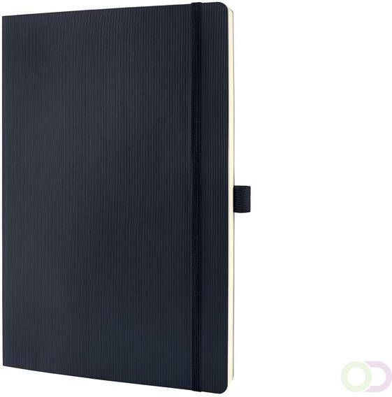Sigel notitieboek Conceptum Pure softcover A4 zwart geruit