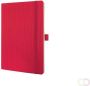 Sigel Notitieboek Conceptum Pure A5 rood 5mm ruit softcover. Genummerde pagina's inhoudsopgave sluiting d.m.v. - Thumbnail 2