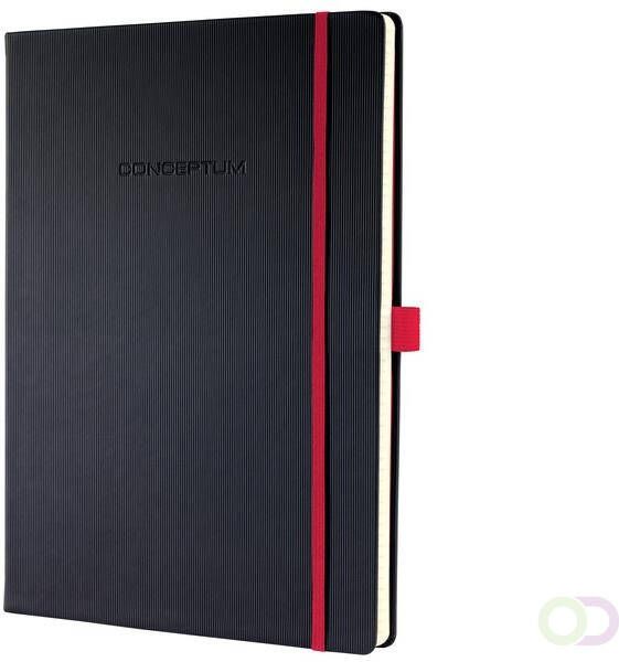 Sigel notitieboek Conceptum RED Edition hardcover A4 zwart lijn