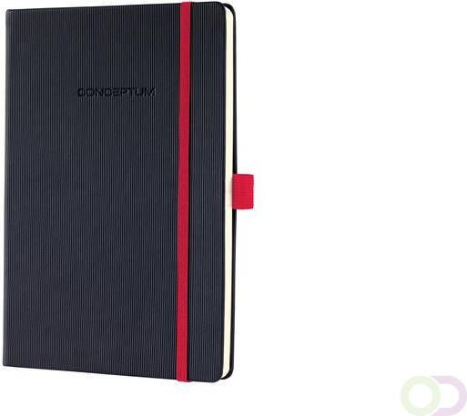 Sigel notitieboek Conceptum RED Edition hardcover A5 zwart geruit