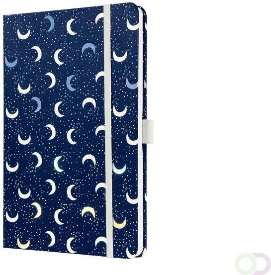 Sigel Notitieboek Jolie Beauty A5 hardcover gelinieerd 'Dark moon'