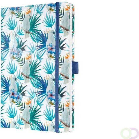 Sigel Notitieboek Jolie Beauty A5 hardcover gelinieerd 'Indigo tropics'