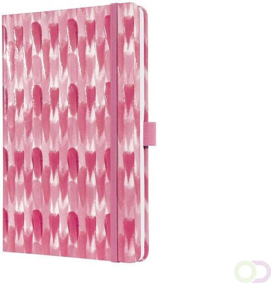 Sigel Notitieboek Jolie Beauty A5 hardcover gelinieerd 'Pink blend'