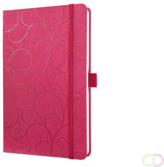 Sigel notitieboek Jolie Beauty A5 hardcover gelinieerd rood
