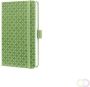 Masskas Notitieboek Sigel Jolie Flair A6 Hardcover Gelinieerd Groen - Thumbnail 2