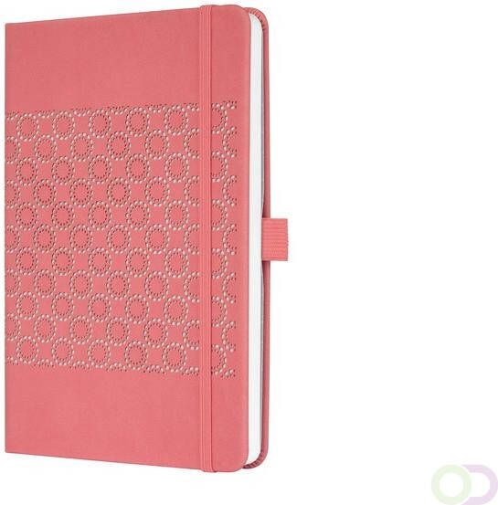 Sigel notitieboek Jolie Impress A5 hardcover gelinieerd 'Salmon Pink'
