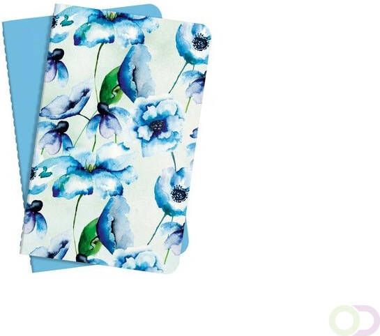 Sigel notitieboek Jolie set van 2 stuks A6 softcovercover gelinieerd blauw