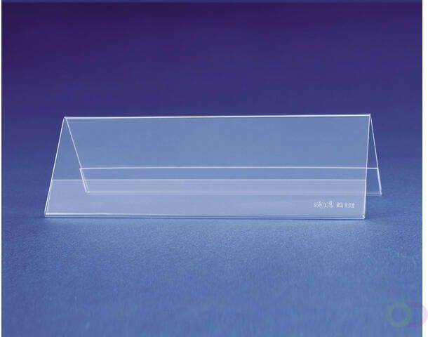 Sigel Tafelnaambord TA132 190x60mm 2-zijdig transparant