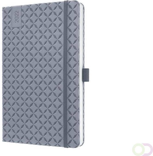 Sigel weekagenda Jolie A5 2022 hardcover glacier grey