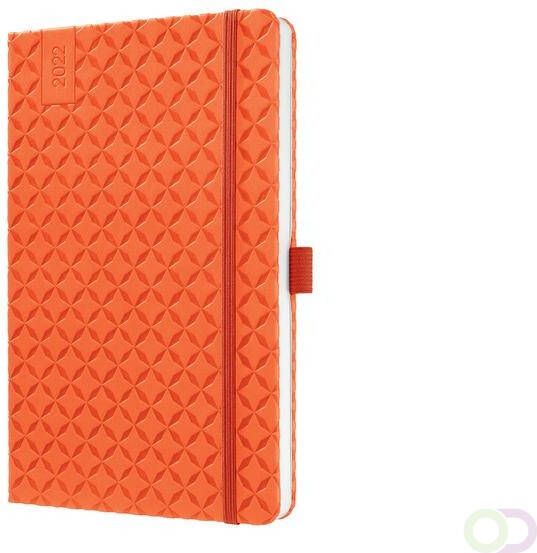 Sigel weekagenda Jolie A5 2022 hardcover pumpkin orange