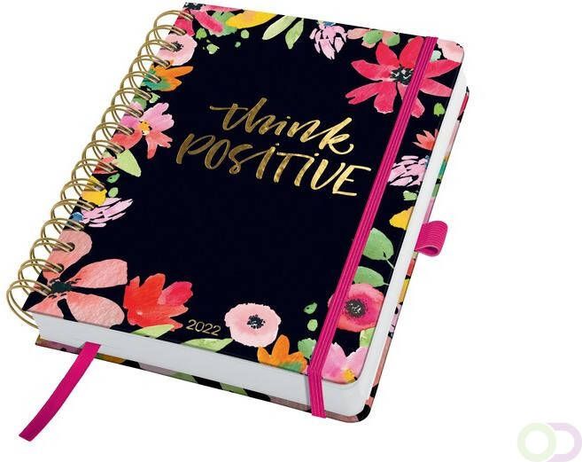 Sigel weekagenda Jolie Flower Love A5 2022 met bullet journal handlettering en vele creatieve toepassingen