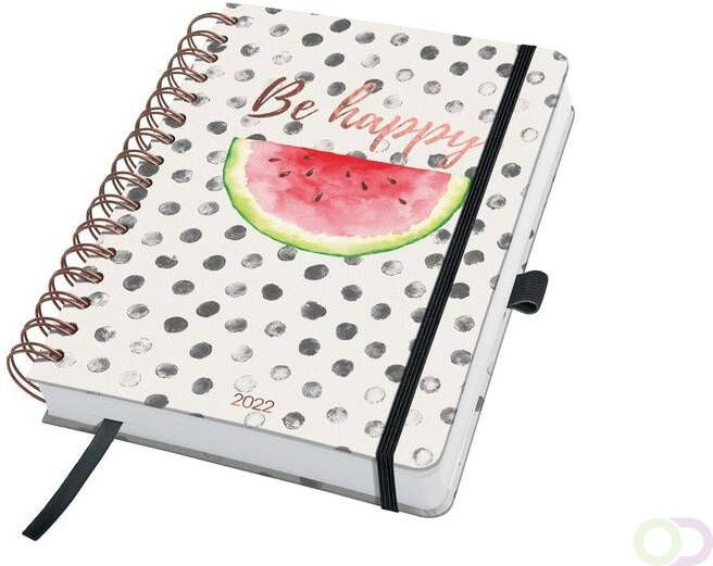 Sigel weekagenda Jolie Watermelon Summer A5 2022 met bullet journal handlettering en vele creatieve toepassingen