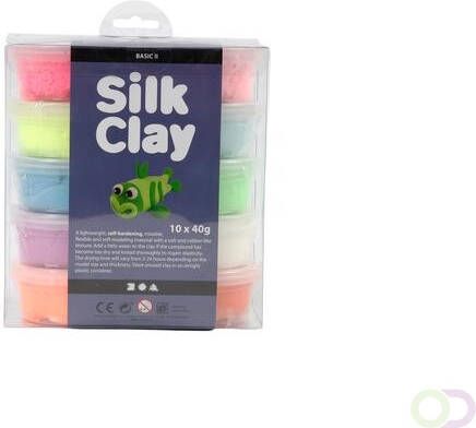 Silk Clay Klei basis 2 40gr assorti