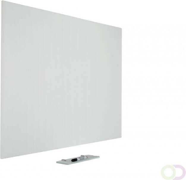 Smit Visual Glasbord Premium verborgen ophang magnetisch wit 120 x 200 cm