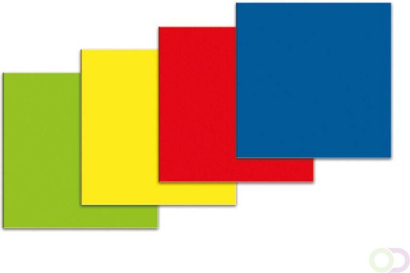 Smit Visual Symbool Vierkant geel set van 5 stuks