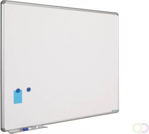 Smit Visual Whiteboard Design profiel 16mm emailstaal wit 150x100 cm