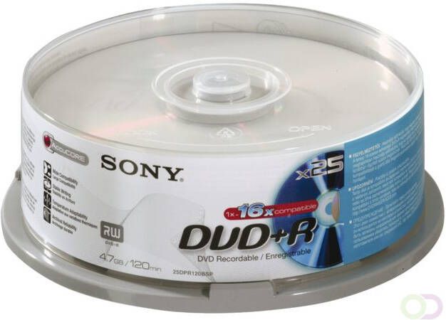 Sony DVD+R CB 25 STUKS